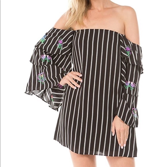 Va Va by Joy Han Hadi striped dress size s - Picture 1 of 8